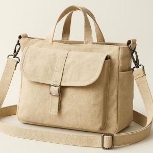 9 Unisex Canvas Messenger Tote Crossbody